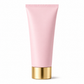 200ML Pink Matte Lotion Bottle with Gold Screw Cap