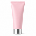 200ML Pink Matte Lotion Bottle with Silver Screw Cap